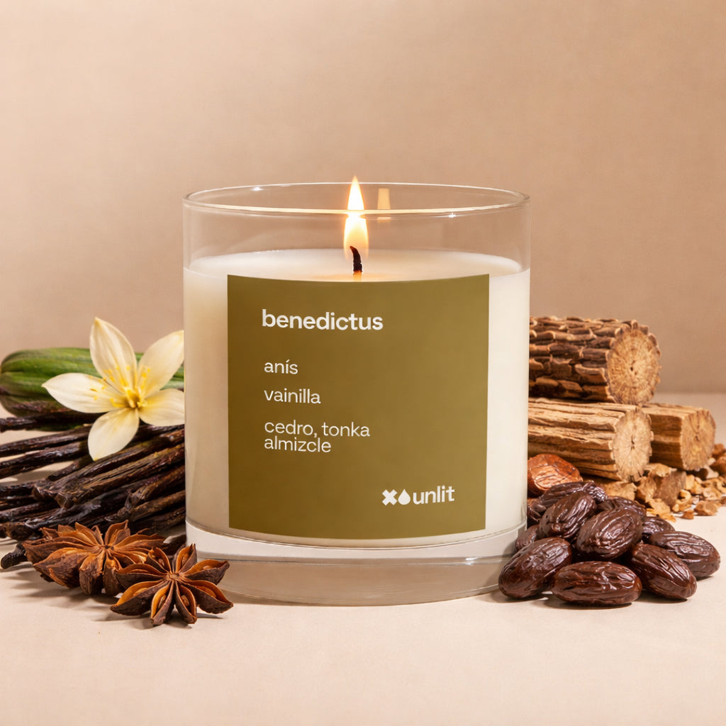 lucerna - Vela Aromática en Vaso de Vidrio | Aroma Premium | Larga Duración | Decoración para Hogar, Spa y Regalo