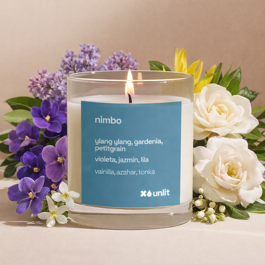 lucerna - Vela Aromática en Vaso de Vidrio | Aroma Premium | Larga Duración | Decoración para Hogar, Spa y Regalo